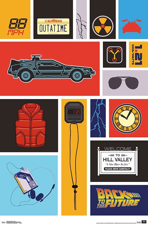 Back to the Future - movie graphic